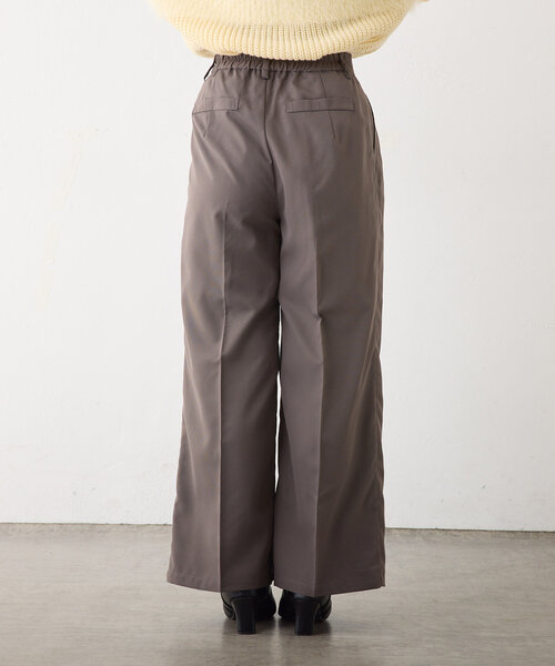 continuer de NICE CLAUP（コンティニューデナイスクラップ）の「【WEB限定】《サイズ展開あり》美シルエットツータックワイドパンツ（その他パンツ・レディース・ブラウン/ブラック/チャコールグレー・SMALL/MEDIUM）」の21枚目の写真