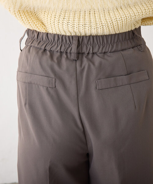 continuer de NICE CLAUP（コンティニューデナイスクラップ）の「【WEB限定】《サイズ展開あり》美シルエットツータックワイドパンツ（その他パンツ・レディース・ブラウン/ブラック/チャコールグレー・SMALL/MEDIUM）」の22枚目の写真