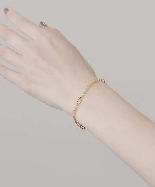 SMELLY（スメリー）の「ステンレスシンプルチェーンマンテルブレスレット（ブレスレット・レディース・ゴールド/シルバー・-）」の2枚目の写真