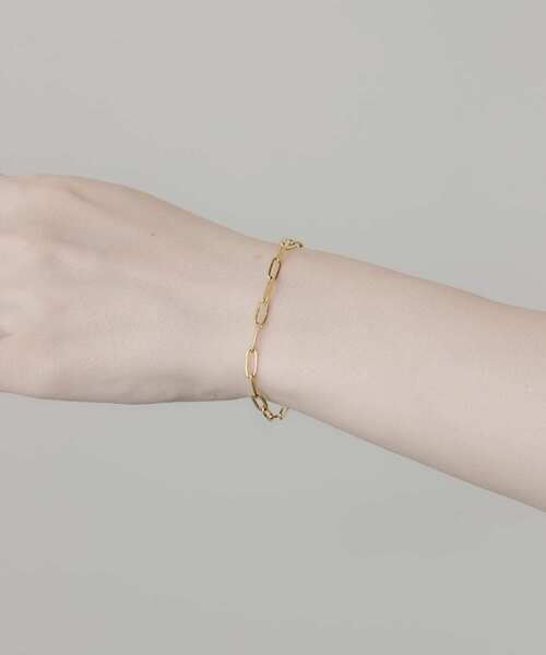 SMELLY（スメリー）の「ステンレスシンプルチェーンマンテルブレスレット（ブレスレット・レディース・ゴールド/シルバー・-）」の3枚目の写真