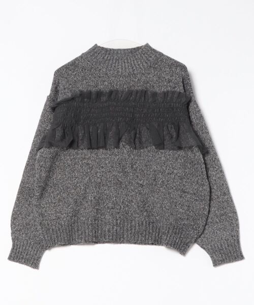 CANAL JEAN / El mar MIXヤーンブロッキングニット CANAL JEAN El mar MIXヤーンブロッキングニット