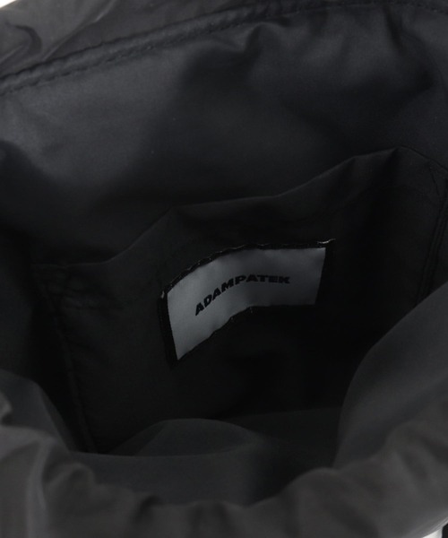 ADAM PATEK(アダムパテック)の「【ADAMPATEK/アダムパテック】braided polyester drawstring bag / 編み込みナイロン巾着バッグ(ハンドバッグ・レディース・ブラック/グレー・F)」の15枚目の写真