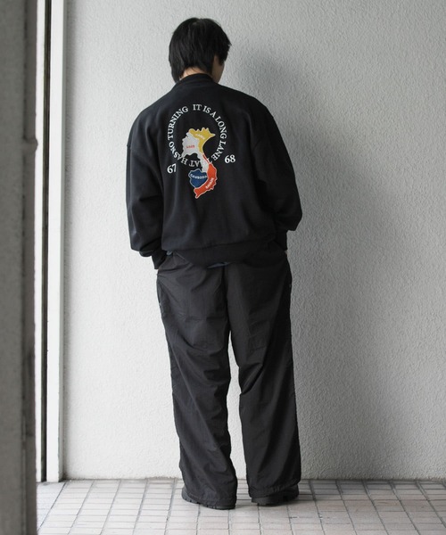 SENSE OF PLACE by URBAN RESEARCH（センスオブプレイスバイアーバンリサーチ）の「ツートーンダブルニーパンツ（その他パンツ・メンズ・ブラック/チャコールグレー・MEDIUM/LARGE）」の9枚目の写真