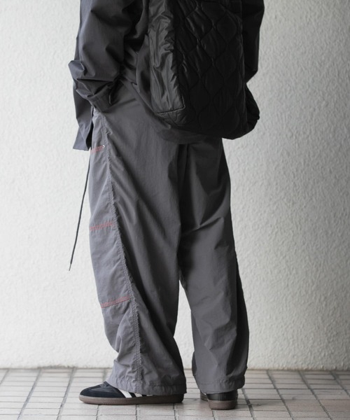 SENSE OF PLACE by URBAN RESEARCH（センスオブプレイスバイアーバンリサーチ）の「ツートーンダブルニーパンツ（その他パンツ・メンズ・ブラック/チャコールグレー・MEDIUM/LARGE）」の14枚目の写真
