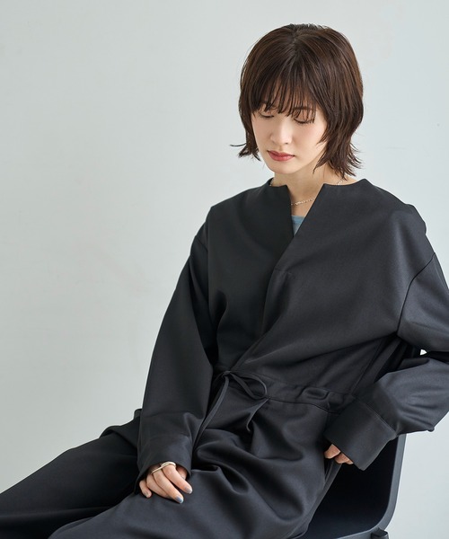 meilmada（メイルマダ）の「ノーカラージャンプスーツ（つなぎ