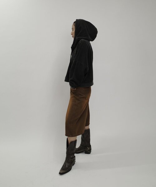 WHO'S WHO gallery（フーズフーギャラリー）の「【SLOPPY/スロッピー】刺繍ロゴジップパーカー（パーカー・レディース・グレー/チャコールグレー/ネイビー/ライトグレー・FREE）」の16枚目の写真