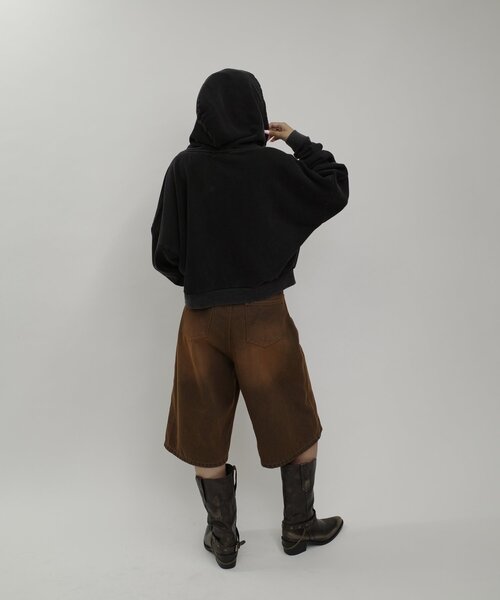 WHO'S WHO gallery（フーズフーギャラリー）の「【SLOPPY/スロッピー】刺繍ロゴジップパーカー（パーカー・レディース・グレー/チャコールグレー/ネイビー/ライトグレー・FREE）」の17枚目の写真