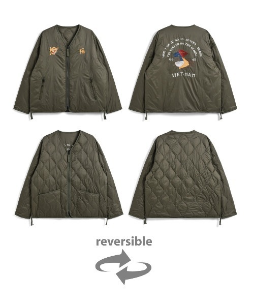 fridge（フリッジ）の「【TAION】タイオン REVERSIBLE "VETJAN" DOWN JACKET TAION-JK03JS（ダウンジャケット/コート・メンズ・ブラック/オリーブ/その他/ダークグリーン/カモフラージュ・LARGE/X-LARGE/MEDIUM/SMALL）」の19枚目の写真
