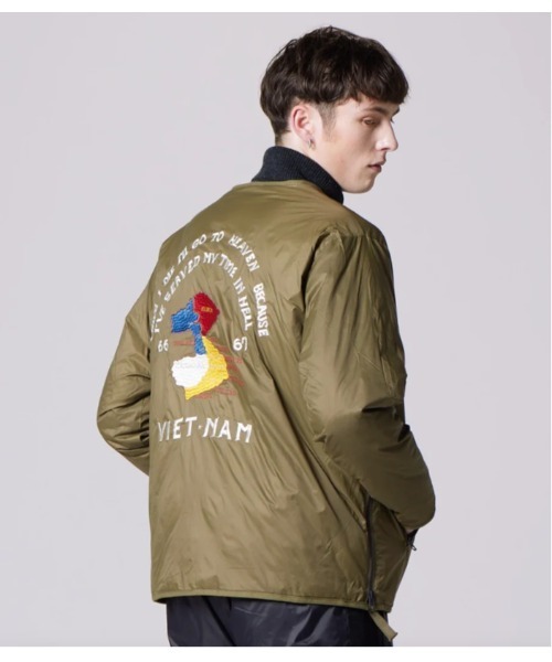 fridge（フリッジ）の「【TAION】タイオン REVERSIBLE "VETJAN" DOWN JACKET TAION-JK03JS（ダウンジャケット/コート・メンズ・ブラック/オリーブ/その他/ダークグリーン/カモフラージュ・LARGE/X-LARGE/MEDIUM/SMALL）」の20枚目の写真
