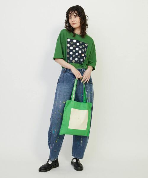 FRAPBOIS（フラボア）の「フラフェス ロゴトート24（トートバッグ・レディース・グリーン・FREE）」の13枚目の写真