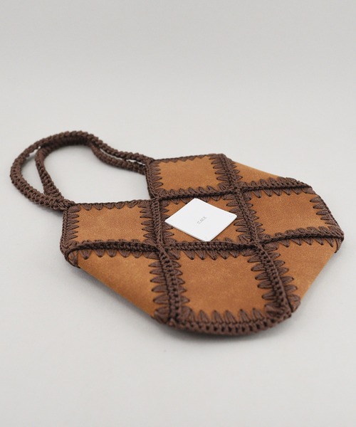 styiro（スタイロ）の「【styiro black】パズルズトートバッグ 刺繍 立体（トートバッグ・レディース・ブラック/キャメル・FREE）」の18枚目の写真