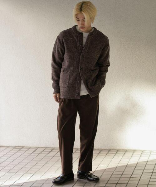 SENSE OF PLACE by URBAN RESEARCH（センスオブプレイスバイアーバンリサーチ）の「コーデュロイタックテーパードスラックス（その他パンツ・メンズ・ブラック/カーキ/ブラウン・MEDIUM/LARGE）」の5枚目の写真