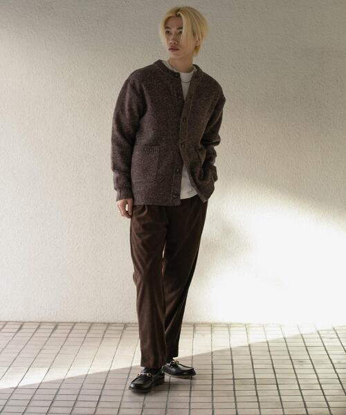 SENSE OF PLACE by URBAN RESEARCH（センスオブプレイスバイアーバンリサーチ）の「コーデュロイタックテーパードスラックス（その他パンツ・メンズ・ブラック/カーキ/ブラウン・MEDIUM/LARGE）」の6枚目の写真