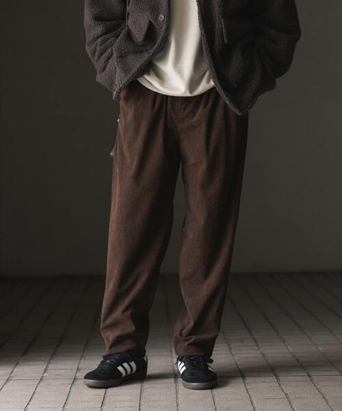 SENSE OF PLACE by URBAN RESEARCH（センスオブプレイスバイアーバンリサーチ）の「コーデュロイタックテーパードスラックス（その他パンツ・メンズ・ブラック/カーキ/ブラウン・MEDIUM/LARGE）」の7枚目の写真