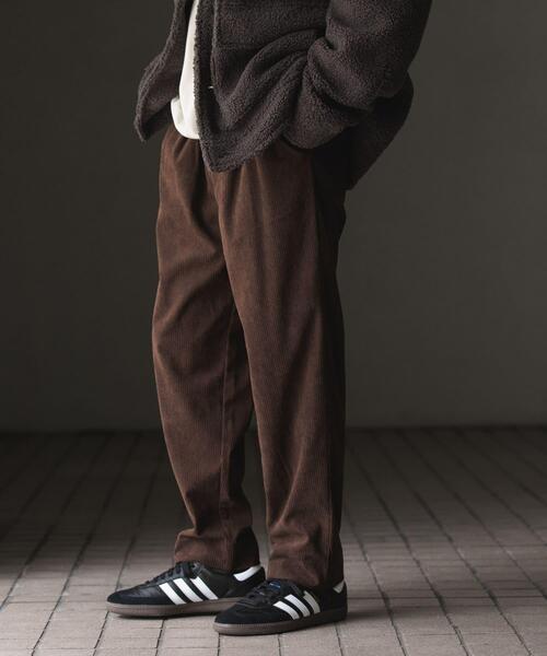 SENSE OF PLACE by URBAN RESEARCH（センスオブプレイスバイアーバンリサーチ）の「コーデュロイタックテーパードスラックス（その他パンツ・メンズ・ブラック/カーキ/ブラウン・MEDIUM/LARGE）」の8枚目の写真