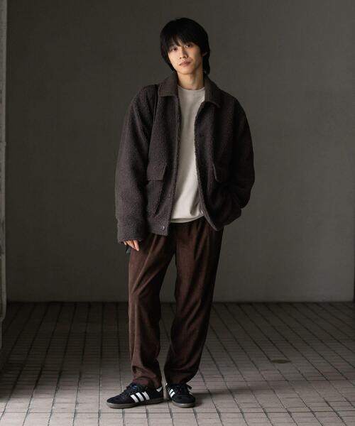 SENSE OF PLACE by URBAN RESEARCH（センスオブプレイスバイアーバンリサーチ）の「コーデュロイタックテーパードスラックス（その他パンツ・メンズ・ブラック/カーキ/ブラウン・MEDIUM/LARGE）」の13枚目の写真