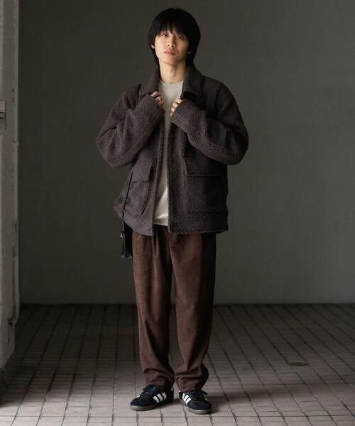 SENSE OF PLACE by URBAN RESEARCH（センスオブプレイスバイアーバンリサーチ）の「コーデュロイタックテーパードスラックス（その他パンツ・メンズ・ブラック/カーキ/ブラウン・MEDIUM/LARGE）」の14枚目の写真