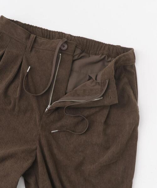 SENSE OF PLACE by URBAN RESEARCH（センスオブプレイスバイアーバンリサーチ）の「コーデュロイタックテーパードスラックス（その他パンツ・メンズ・ブラック/カーキ/ブラウン・MEDIUM/LARGE）」の17枚目の写真