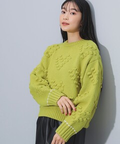 Printed Knit Tops/プリントニットトップス【MAISON SPECIAL/メゾン