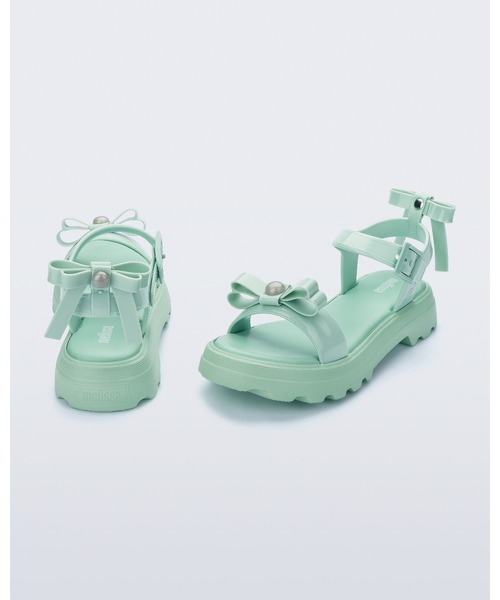 melissa(メリッサ)の「MELISSA TOWN SANDAL BOW AD(サンダル・レディース・ライトグリーン/ブラック・35-36/38/37/39)」の4枚目の写真