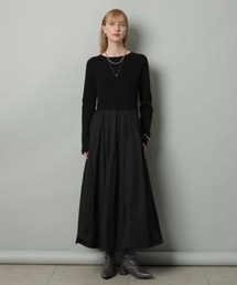 CADUNE（カデュネ）の「ドッキングニットワンピース（ワンピース