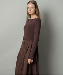 CADUNE（カデュネ）の「ドッキングニットワンピース（ワンピース