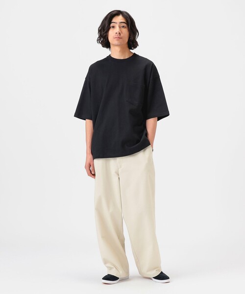 B:MING by BEAMS（ビーミングバイビームス）の「【WEB限定/ユニセックス】ヘビーウェイト クルーネック ビッグ Tシャツ（Tシャツ/カットソー・メンズ・ブラック/ブルー系その他/オフホワイト・S/XL/L/M）」の5枚目の写真