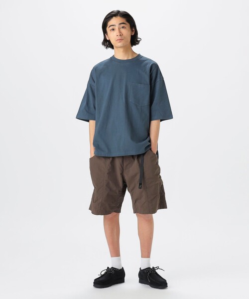 B:MING by BEAMS（ビーミングバイビームス）の「【WEB限定/ユニセックス】ヘビーウェイト クルーネック ビッグ Tシャツ（Tシャツ/カットソー・メンズ・ブラック/ブルー系その他/オフホワイト・S/XL/L/M）」の6枚目の写真