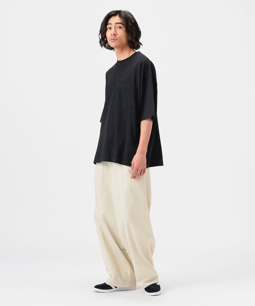 B:MING by BEAMS（ビーミングバイビームス）の「【WEB限定/ユニセックス】ヘビーウェイト クルーネック ビッグ Tシャツ（Tシャツ/カットソー・メンズ・ブラック/ブルー系その他/オフホワイト・S/XL/L/M）」の19枚目の写真