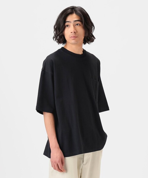 B:MING by BEAMS（ビーミングバイビームス）の「【WEB限定/ユニセックス】ヘビーウェイト クルーネック ビッグ Tシャツ（Tシャツ/カットソー・メンズ・ブラック/ブルー系その他/オフホワイト・S/XL/L/M）」の20枚目の写真