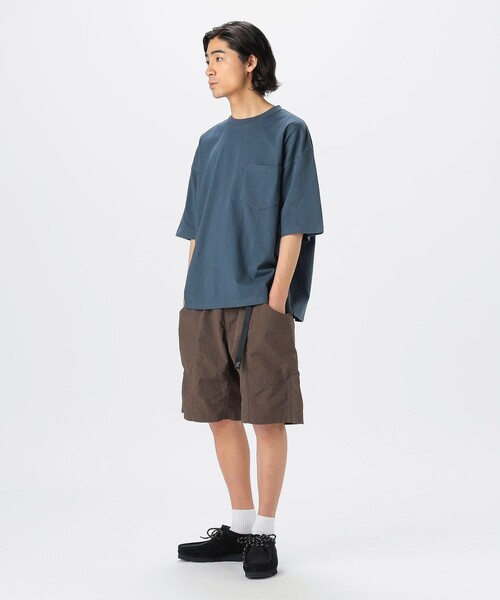 B:MING by BEAMS（ビーミングバイビームス）の「【WEB限定/ユニセックス】ヘビーウェイト クルーネック ビッグ Tシャツ（Tシャツ/カットソー・メンズ・ブラック/ブルー系その他/オフホワイト・S/XL/L/M）」の21枚目の写真