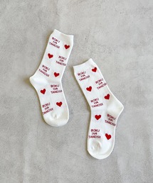BOKU HA TANOSII | 【BOKU HA TANOSII】ハートソックス/kids19-21cm(ソックス/靴下)
