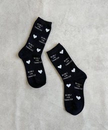 【BOKU HA TANOSII】ハートソックス/kids19-21cm