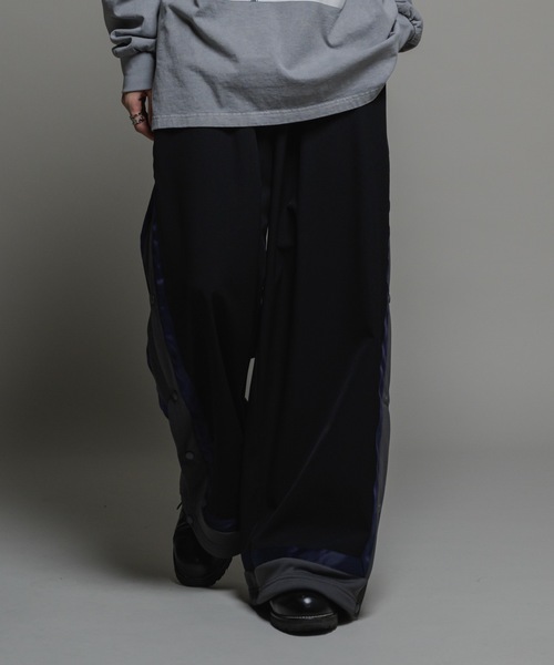 CASPER JOHN（キャスパージョン）の「Baggy track pants/バギートラックパンツ（その他パンツ・メンズ・ホワイト/ブルー/ブラック・LARGE/MEDIUM/SMALL/X-SMALL）」の11枚目の写真