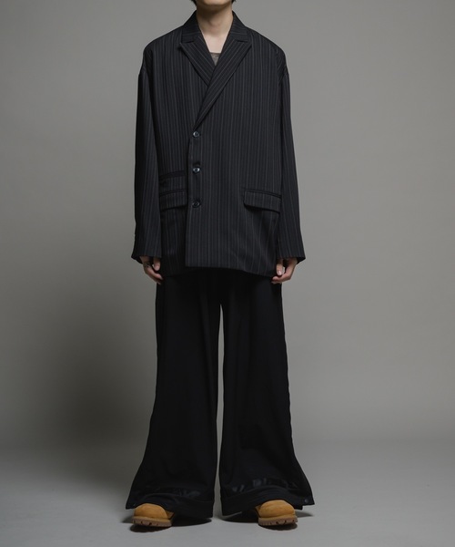 CASPER JOHN（キャスパージョン）の「Baggy track pants/バギートラックパンツ（その他パンツ・メンズ・ホワイト/ブルー/ブラック・LARGE/MEDIUM/SMALL/X-SMALL）」の21枚目の写真