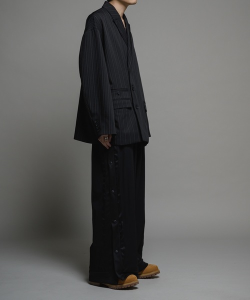 CASPER JOHN（キャスパージョン）の「Baggy track pants/バギートラックパンツ（その他パンツ・メンズ・ホワイト/ブルー/ブラック・LARGE/MEDIUM/SMALL/X-SMALL）」の22枚目の写真