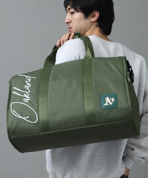 MLB（メジャーリーグベースボール）の「【MLB/メジャーリーグベースボール】ボストンバッグ（ボストンバッグ・メンズ・ブラック/カーキ/ネイビー・FREE）」の3枚目の写真