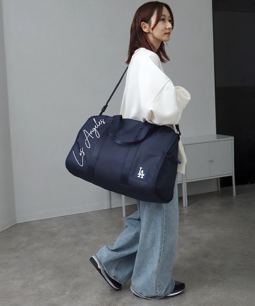 MLB（メジャーリーグベースボール）の「【MLB/メジャーリーグベースボール】ボストンバッグ（ボストンバッグ・メンズ・ブラック/カーキ/ネイビー・FREE）」の5枚目の写真