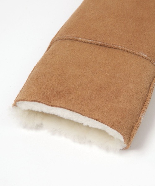 GLOBAL WORK（グローバルワーク）の「スマホタッチムートングローブ/152978（手袋・レディース・ブラウン/ブラック・ONE SIZE）」の6枚目の写真