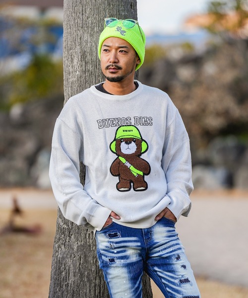 W/R B/ハットベアーニット（ニット/セーター）｜adamsJUGGLER