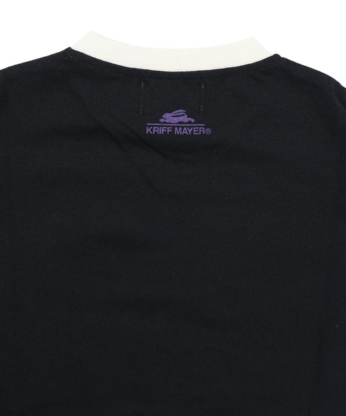 KRIFF MAYER Kid's Collection（クリフメイヤーキッズコレクション）の「ゲームシャツ風ロンT（Tシャツ/カットソー・キッズ・ブラック/カラフル/ライトグリーン/オフホワイト/ピンク・160/150/140/170/130/120）」の11枚目の写真