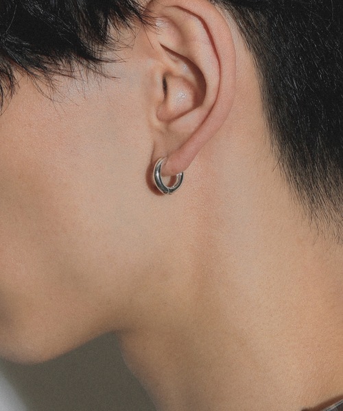 silver925】NeatHoop15mmPierce/ニート フープピアス15mm（ピアス（両