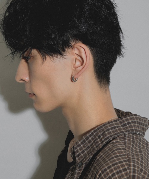 silver925】NeatHoop15mmPierce/ニート フープピアス15mm（ピアス（両