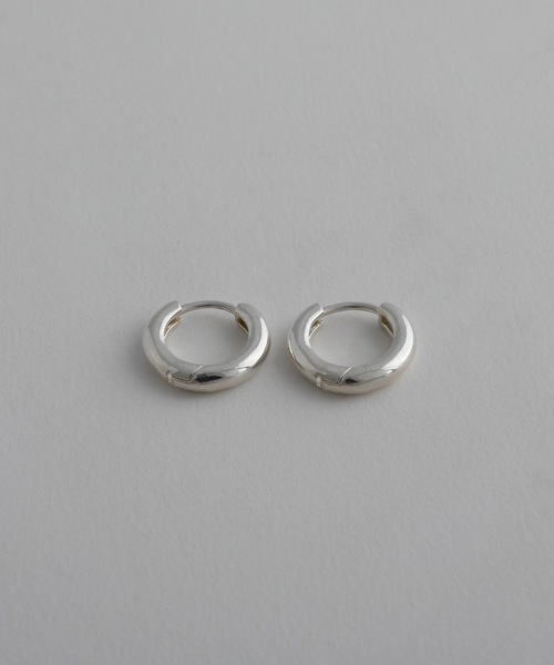 whoseA(フーシー)の「【silver925】NeatHoop15mmPierce/ニート フープピアス15mm(ピアス(両耳用)・メンズ・シルバー・FREE)」の15枚目の写真