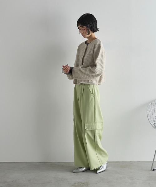 THE YOn(ザヨン)の「シャーリングアクセントポインテッドトゥミュール(パンプス・レディース・モカ/シルバー/ブラック/コーラル・37/39/38)」の16枚目の写真