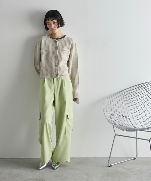 THE YOn(ザヨン)の「シャーリングアクセントポインテッドトゥミュール(パンプス・レディース・モカ/シルバー/ブラック/コーラル・37/39/38)」の17枚目の写真