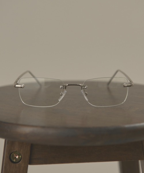 MERLOT（メルロー）の「【UVカット】【ノーズパッド付き】リムレスメガネ（メガネ・レディース・シルバー/ゴールド・FREE）」の7枚目の写真