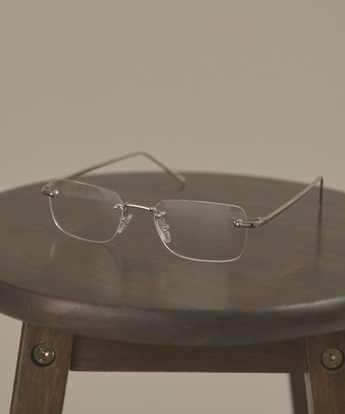 MERLOT（メルロー）の「【UVカット】【ノーズパッド付き】リムレスメガネ（メガネ・レディース・シルバー/ゴールド・FREE）」の13枚目の写真