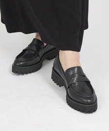 【販売店舗限定】軽量 厚底ローファー