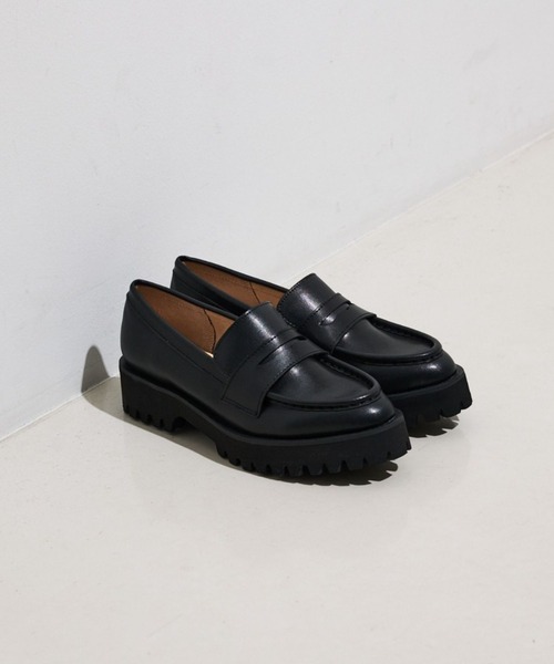 Au BANNISTER(オゥバニスター)の「【販売店舗限定】軽量 厚底ローファー(ローファー・レディース・ブラック/アイボリー/ブラック系その他/ブラック系その他2/ブラック系その他3/ベージュ・35/37/38/39/36)」の7枚目の写真